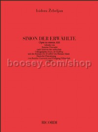 Simon Der Erwahlte (Opera Score)